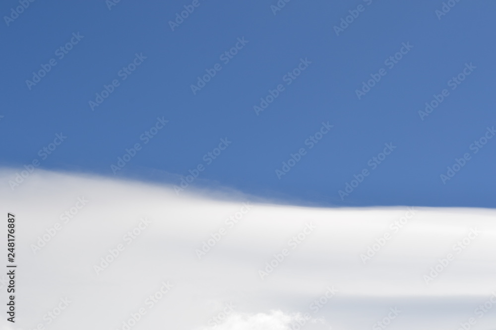 Fototapeta premium Sky blue and white