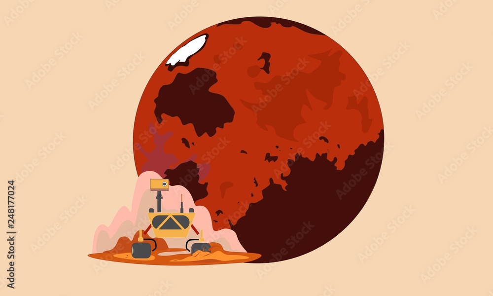 mars vector illustration mars vector illustration