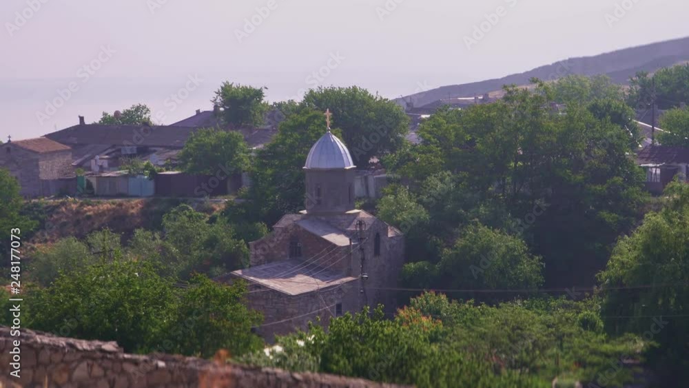 Beautiful old medieval Iberian church Beautiful old medieval Iberian church