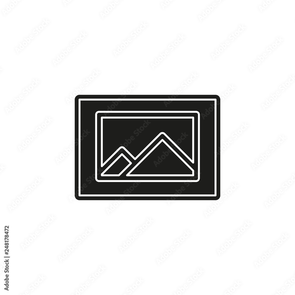 photo Gallery icon - photo gallery element - picture frame symbol photo Gallery icon - photo gallery element - picture frame symbol