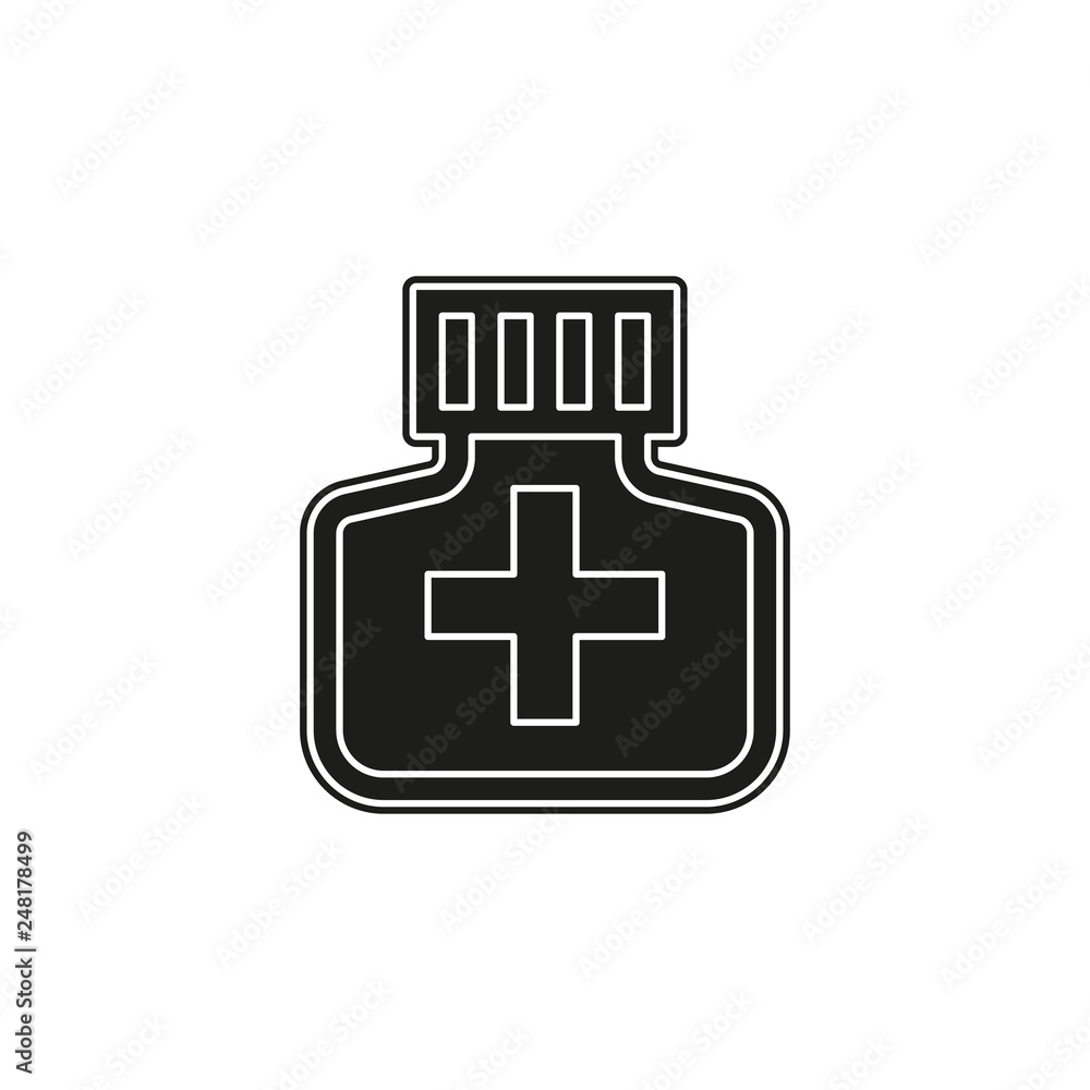 medicine bottle icon - medicine pill - pharmacy drug - health care icon medicine bottle icon - medicine pill - pharmacy drug - health care icon