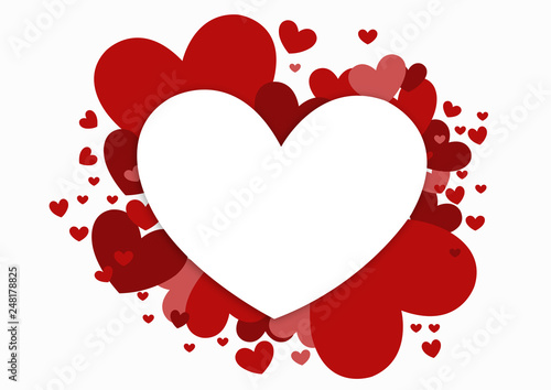 Frame with hearts