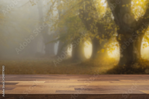 Empty table top for product...