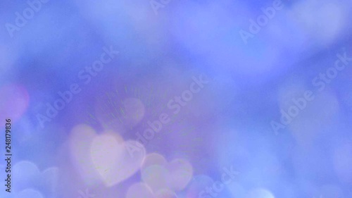 fireworks with blue bokeh