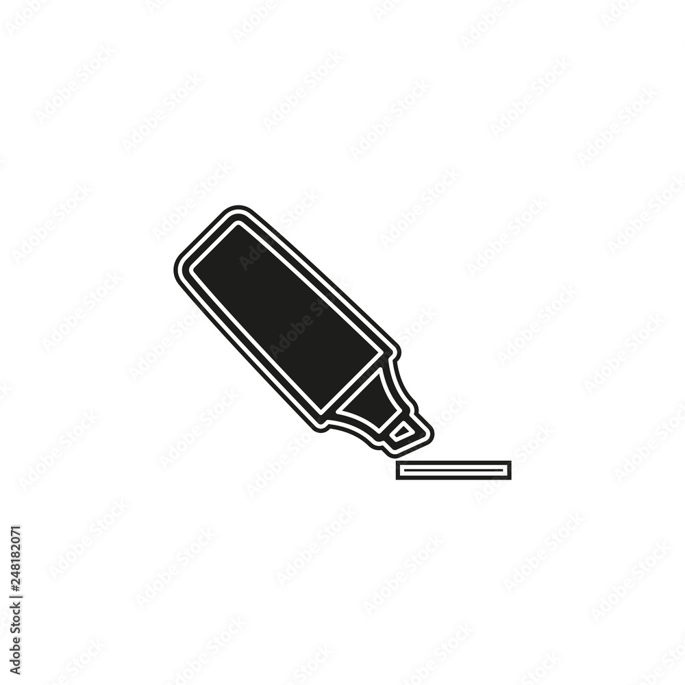 Marker base icon. Simple sign illustration Marker base icon. Simple sign illustration