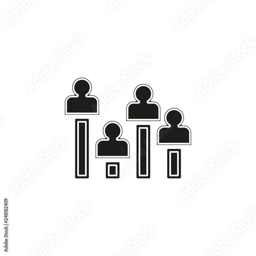 Exit poll concept icon. Simple element
