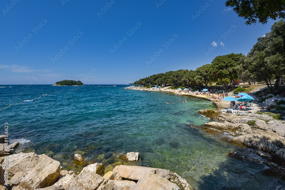 idyllische Bucht vor Istrien / Kroatien
