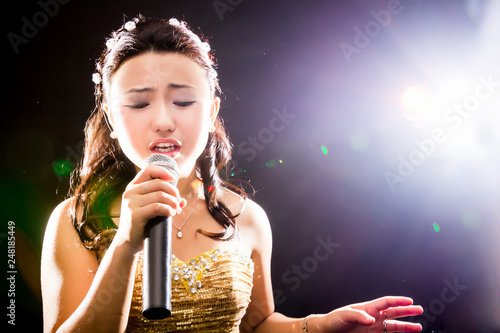 Singing woman of Asia