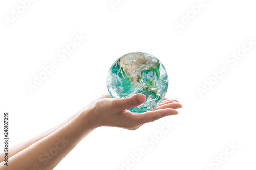 Save the earth, save environment concept: Elements of this image furnished by NASA.