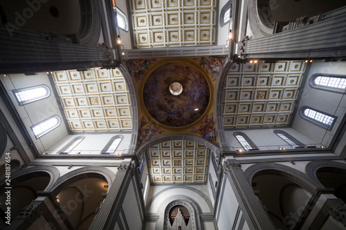 Obraz na plátně Italia, Toscana, Firenze, basilica di San Lorenzo.