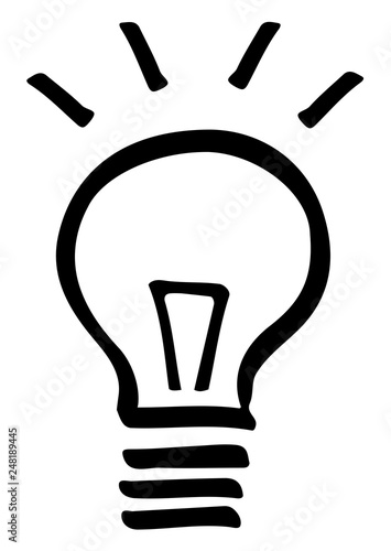 Light bulb icon #isolated #vector