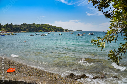 Fototapeta Naklejka Na Ścianę i Meble -  Strandidylle bei Vrsar / Istrien