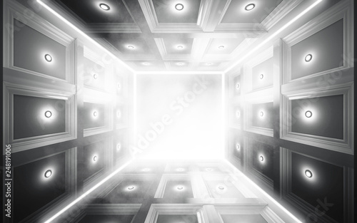 Abstract tunnel, abstract l...