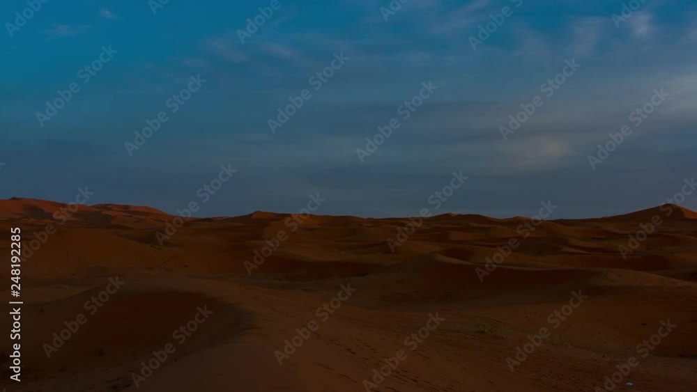 Sunset at Erg Chebbi dunes Sunset at Erg Chebbi dunes
