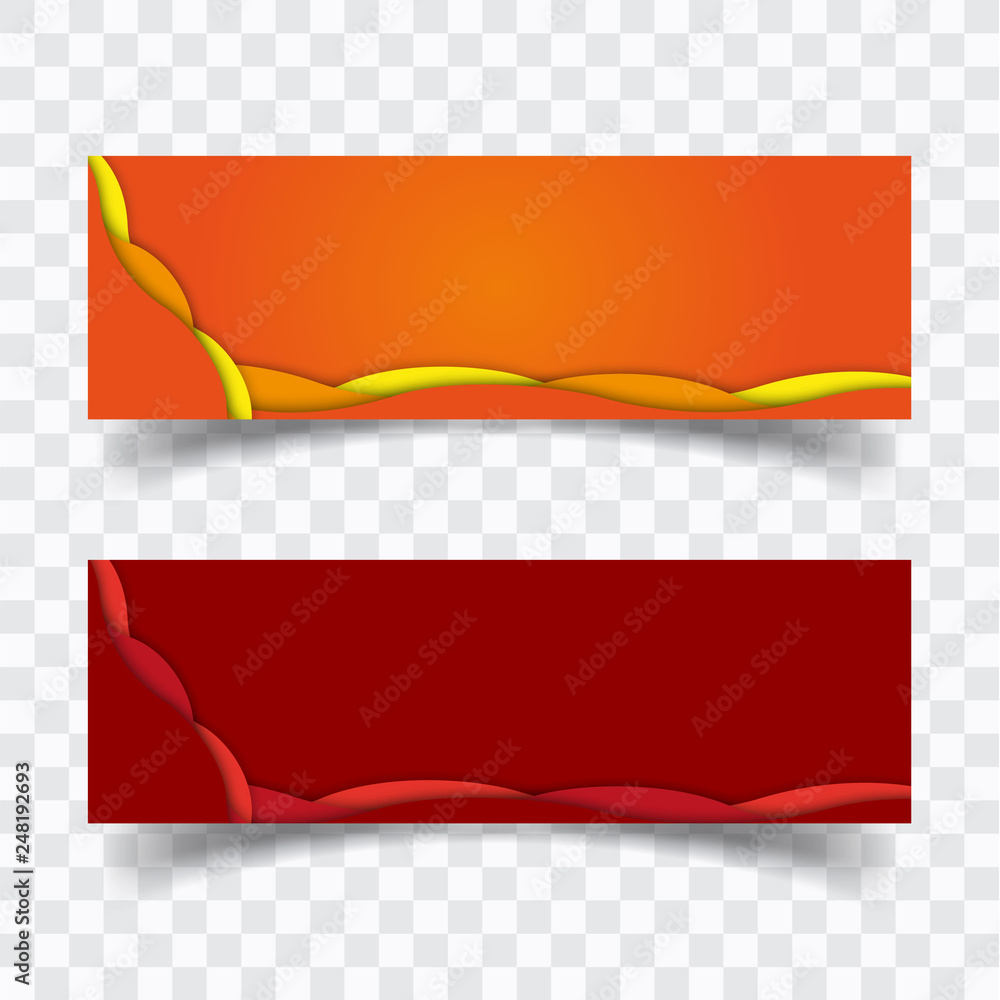 Fototapeta premium Vector banner or website header
