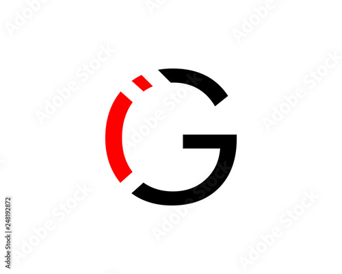 Initial Letter GI Logo Design Vector Template