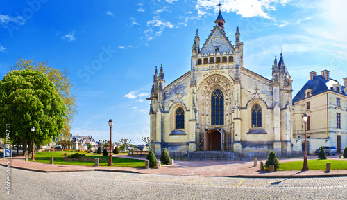 Panorama of Notre-Dame holy chapel