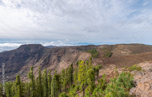 la gomera canarias mountain view