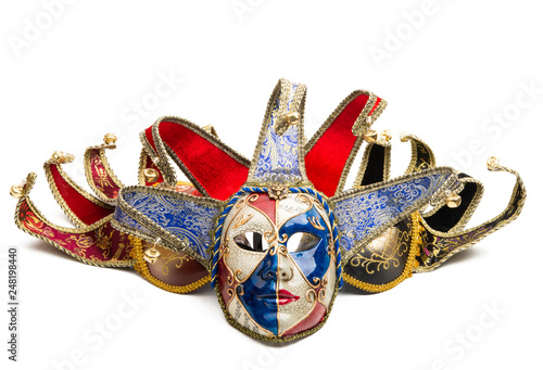 carnival mask isolated