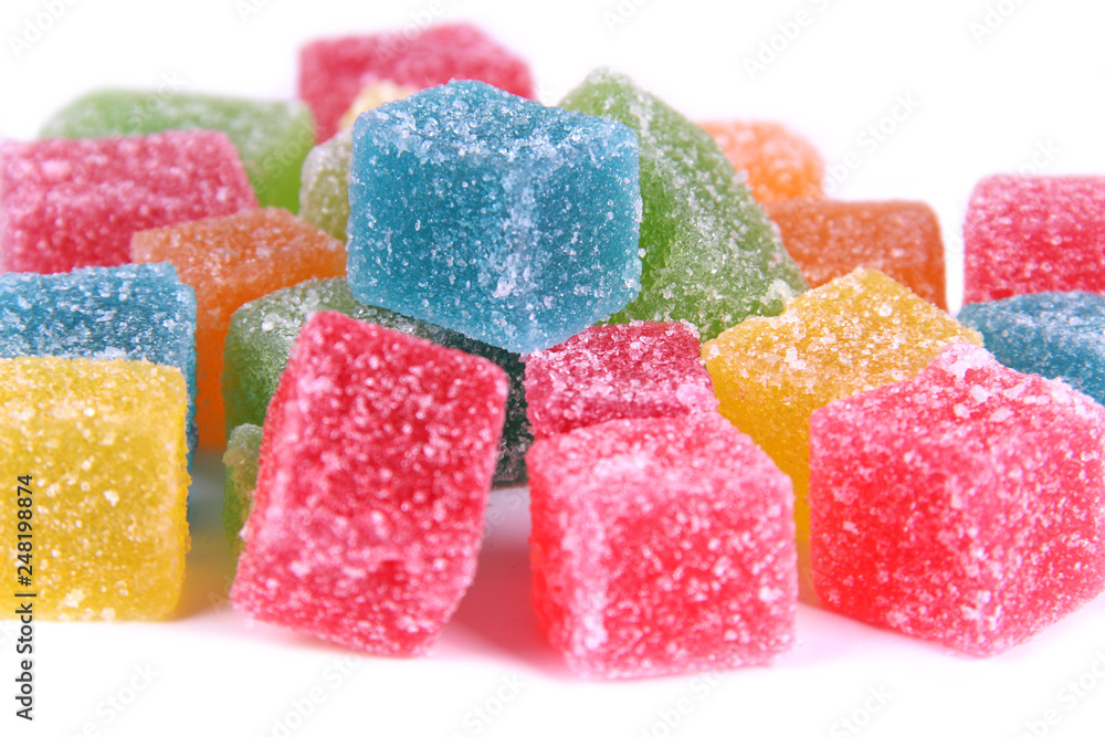 Jelly bonbons sugar coated Jelly bonbons sugar coated