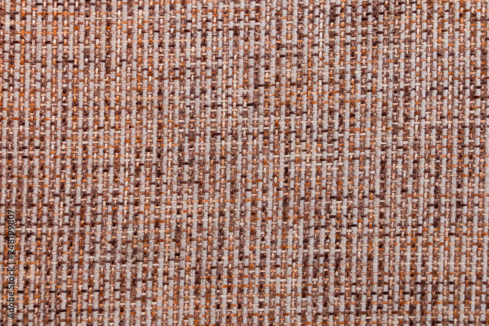 Fabric texture. Linen cloth close-up photo. Brown flax woven textile background Fabric texture. Linen cloth close-up photo. Brown flax woven textile background