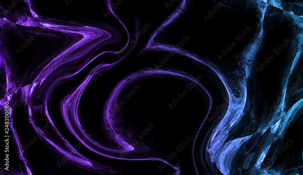 Obraz premium Colorful cyberpunk marble abstract background. Liquid wave texture for creating artworks and prints.