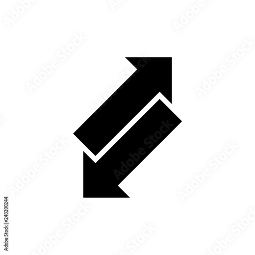 Exchange arrow icon, Reload icon or sign