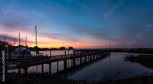 Southport Yacht Basin Sunrise © Nick