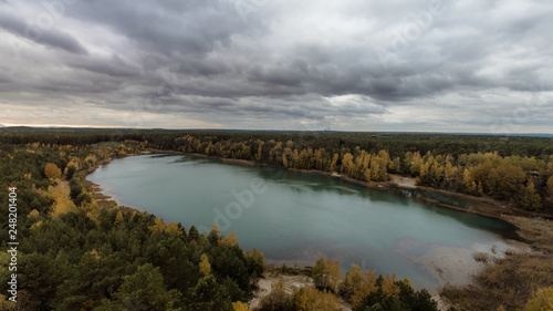 Quiet lake in the middle of huge forests. © Patrik Vališ