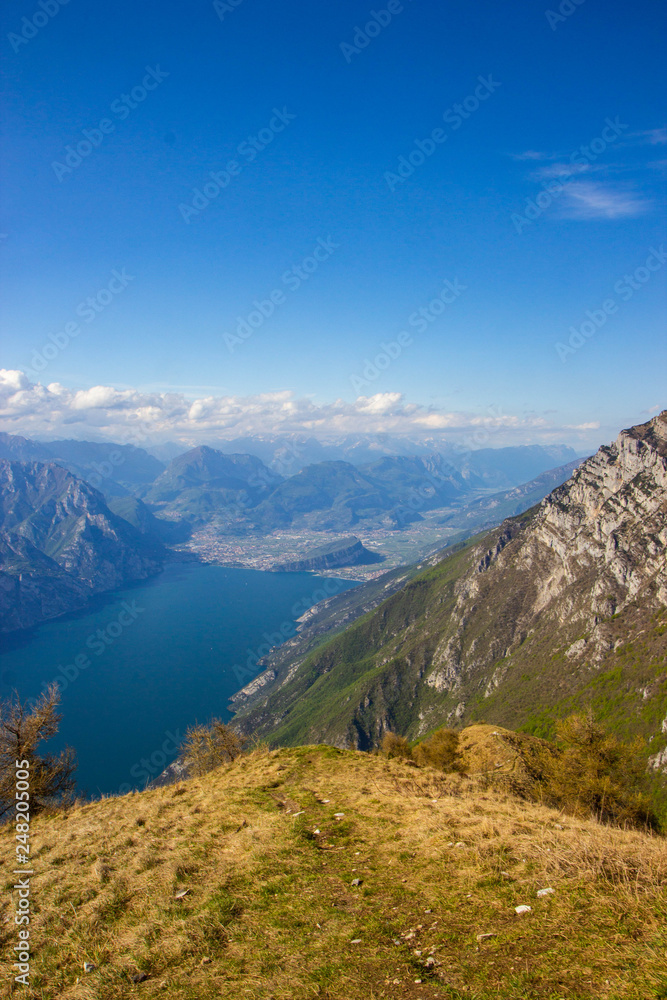 View of lake Garda from Monte Baldo