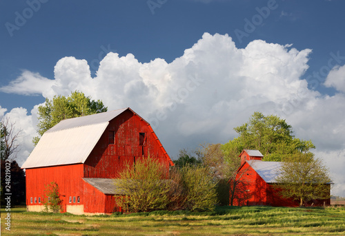 red barns