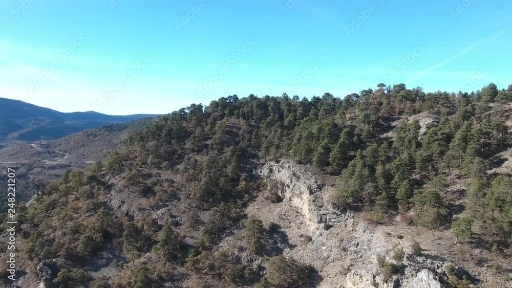 Mountains and forests of Spain from a bird's eye view Mountains and forests of Spain from a bird's eye view