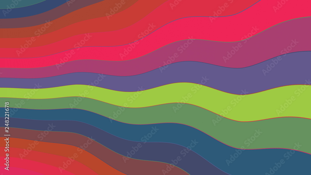 Background with color lines. Different shades and thickness.