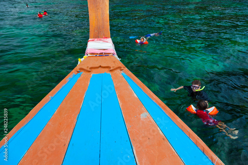 Snorkelling. Koh Yang. Adang Archipelago. Tarutao Marine National Park. Satun province, Andaman Sea, Thailand, Asia photo