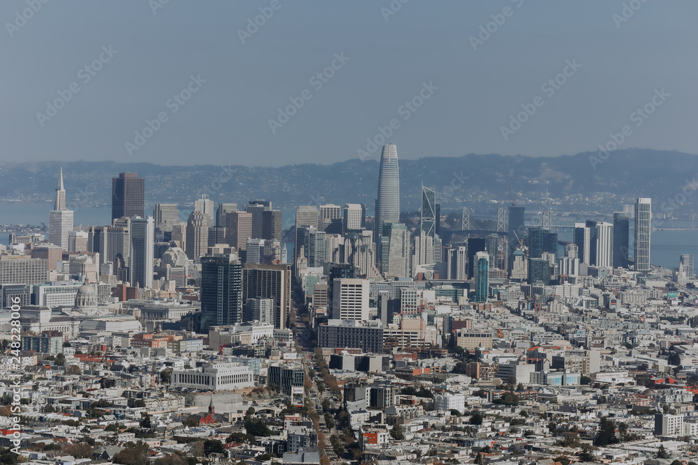 Fototapeta premium View from Twin Peaks