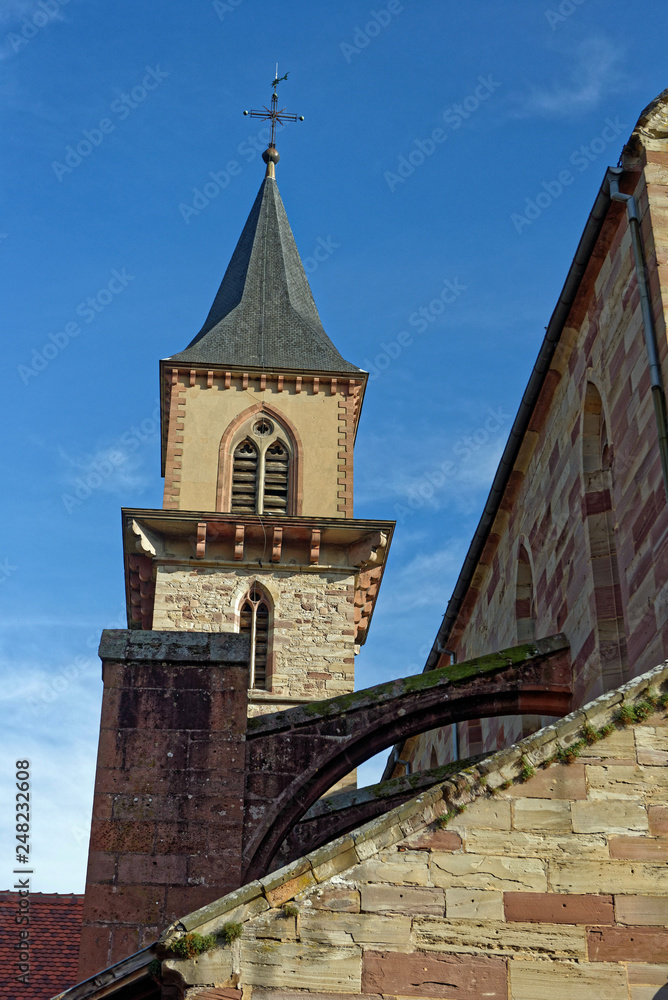 Église Saint-Grégoire, Ribeauvillé, Haut-Rhin, Alsace, Grand Est, France