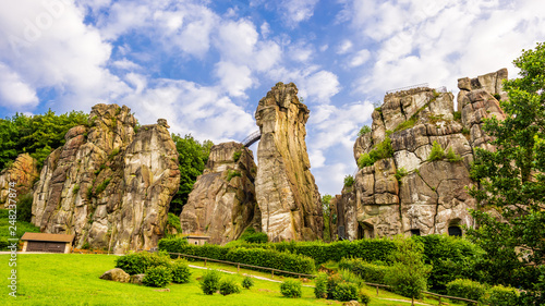 Externsteine in Teutoburg Forest, Germany