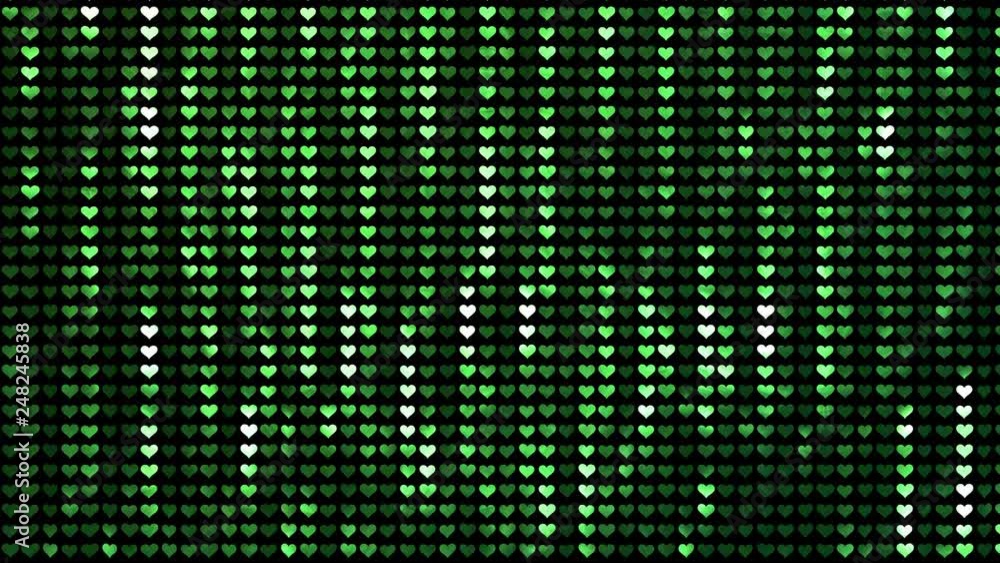 Glitter Heart Spangle curtain background Glitter Heart Spangle curtain background