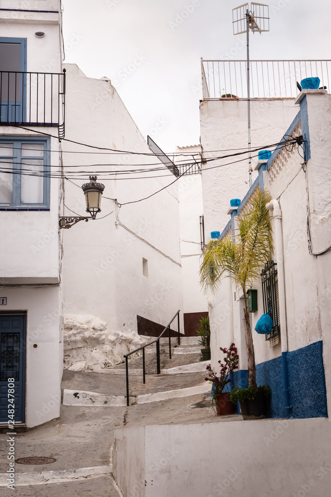 Fototapeta premium street and houses in spain