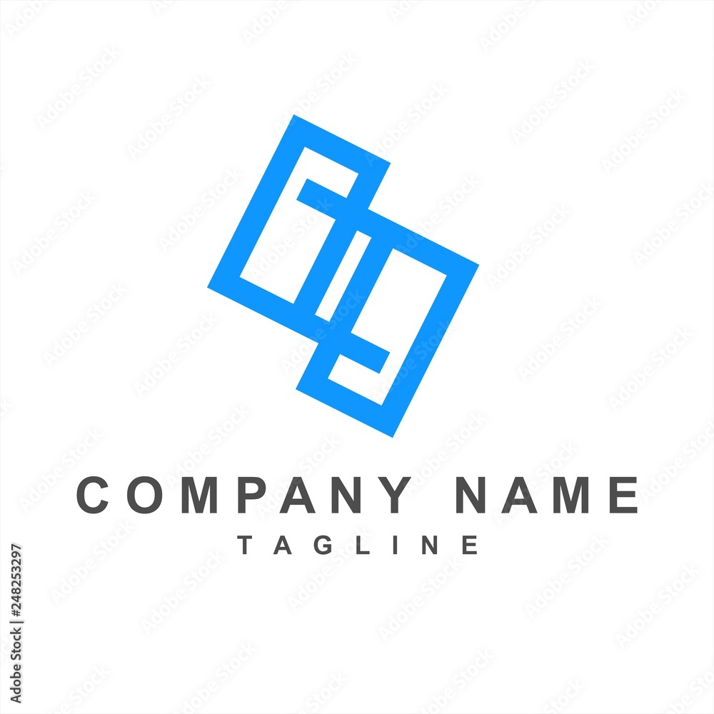 Fototapeta premium s, pp, psp initials company logo