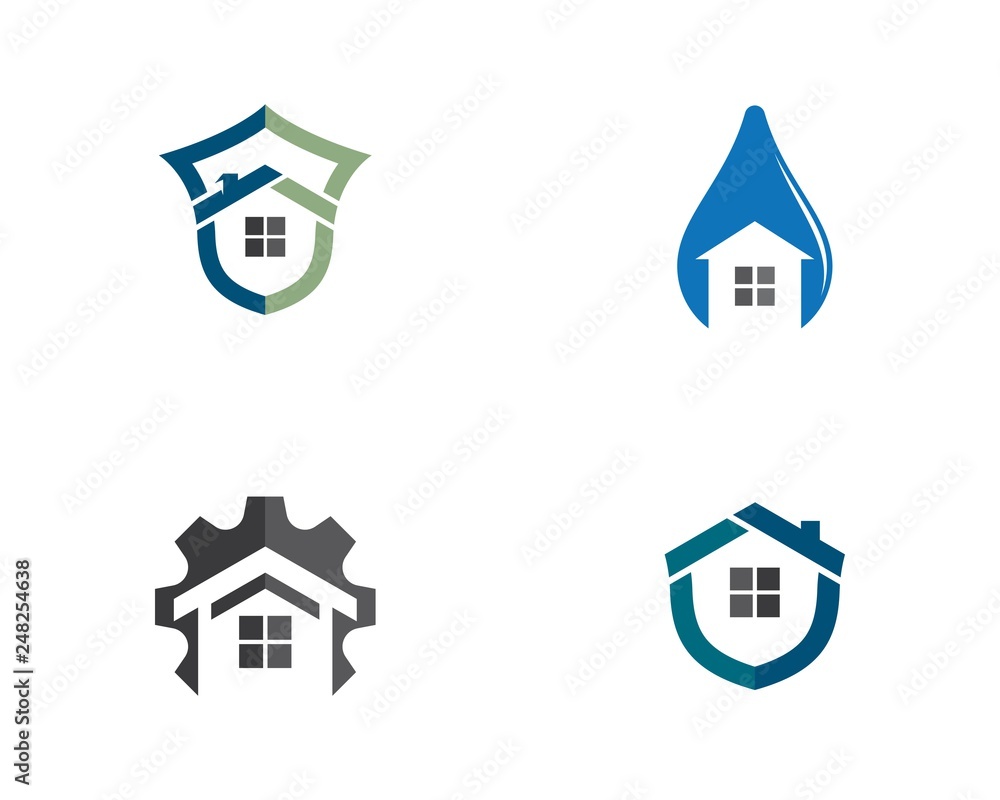 House logo illustration House logo illustration
