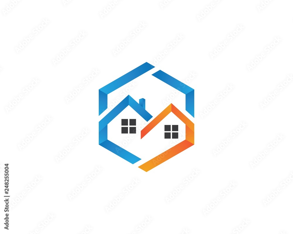 House logo illustration House logo illustration