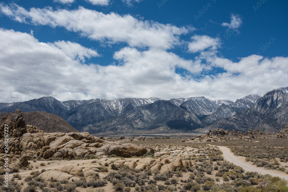 Alabama Hills in Lone Pine California, famous movie filming location for Western classic movies