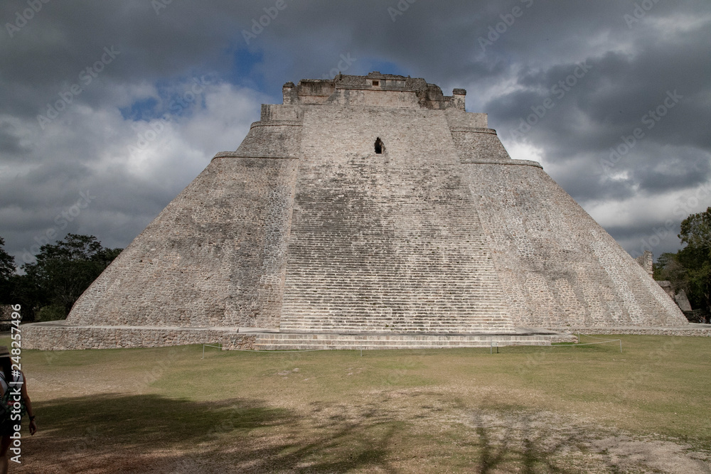 Pyramid of the Dwarf in Uxmal. Different angles