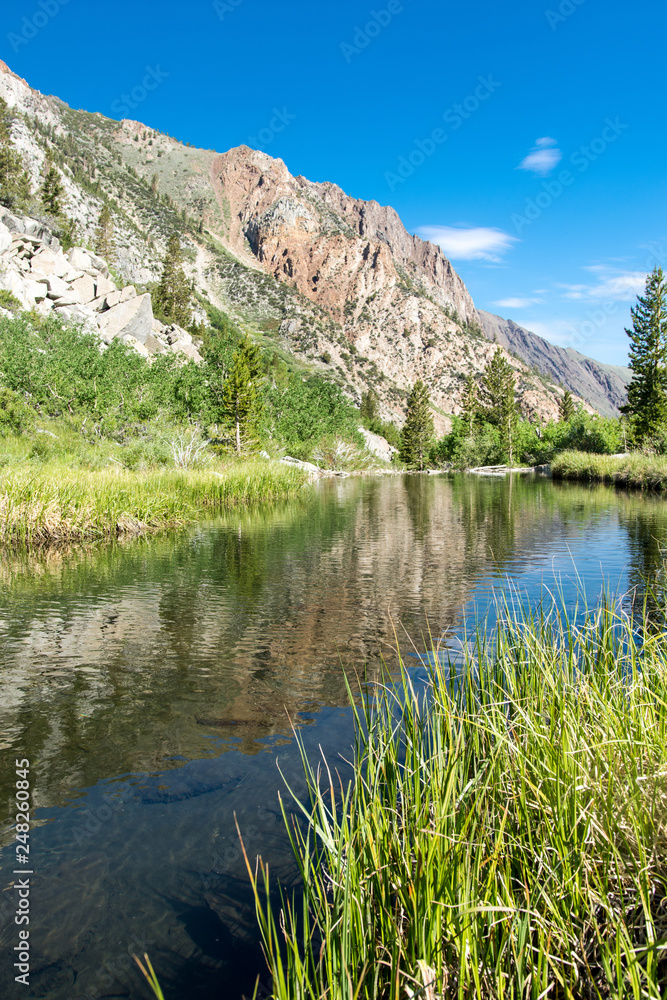 McGee Creek Canyon in the summertime, near Mammoth Lakes, California in the Eastern Sierra