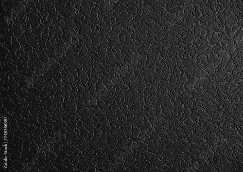 Black pattern textured leather background.