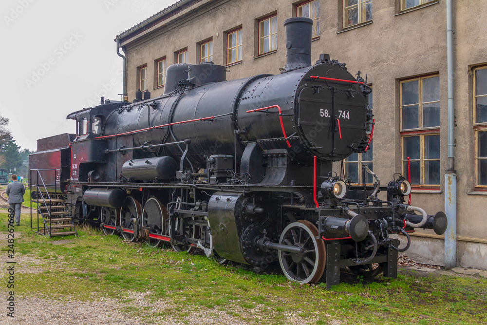 Fototapeta premium steam locomotive