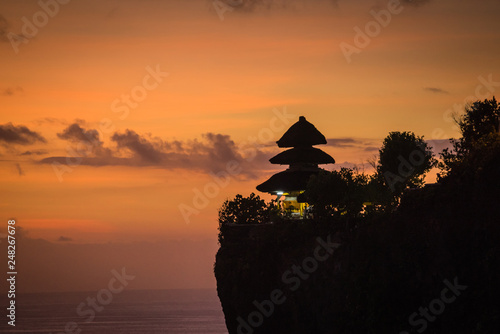 Uluwatu Sunset silhouette