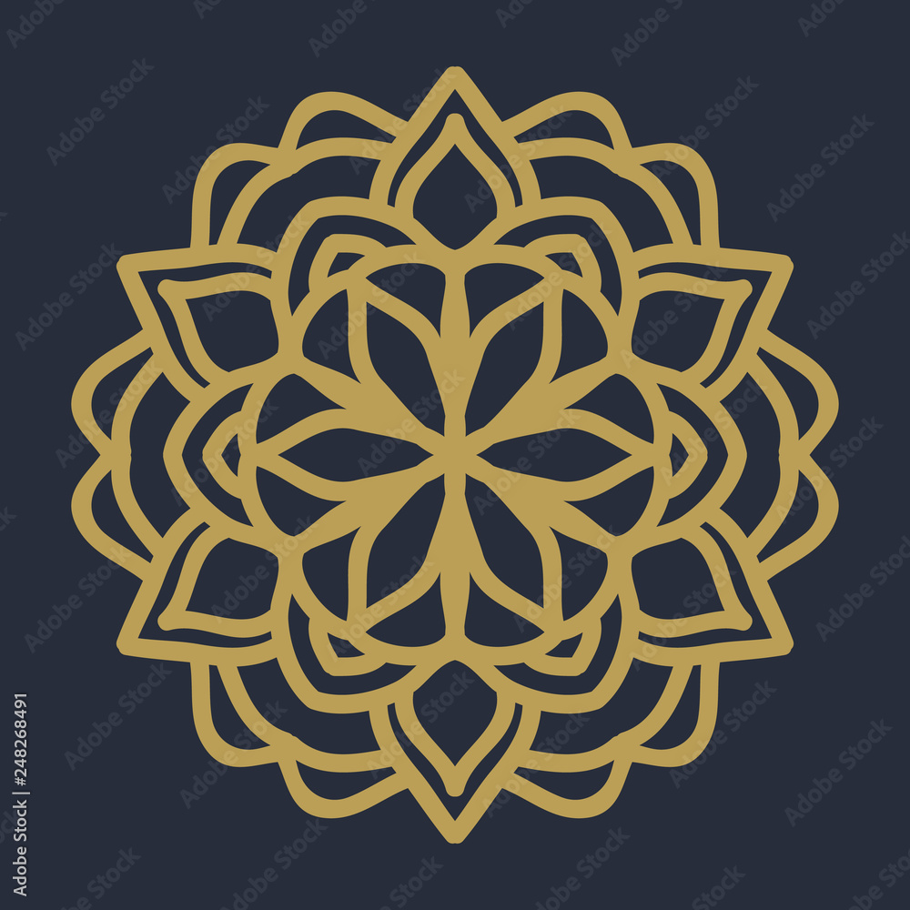 mandala flower pattern illustration vector mandala flower pattern illustration vector