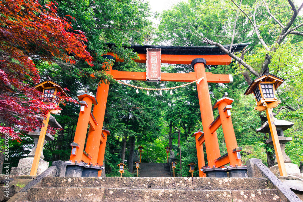 Destination scenic near the Chureito Pagoda near Lake Kawaguchi Japan Destination scenic near the Chureito Pagoda near Lake Kawaguchi Japan